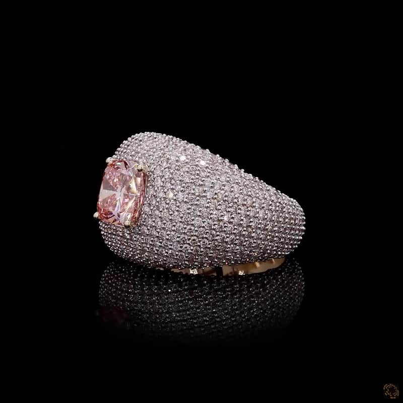 Pavé Domed Cocktail Ring 3
