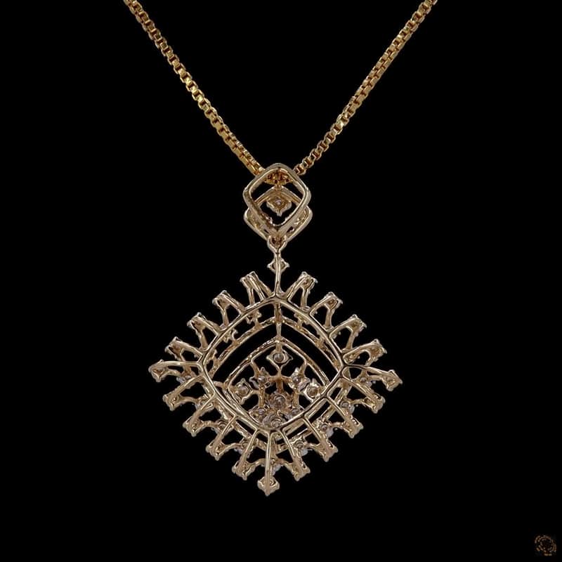 Starburst Grid Pendant 4