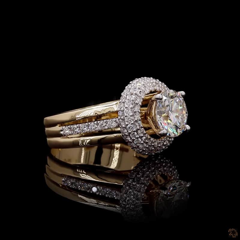 Double Halo Diamond Ring 3