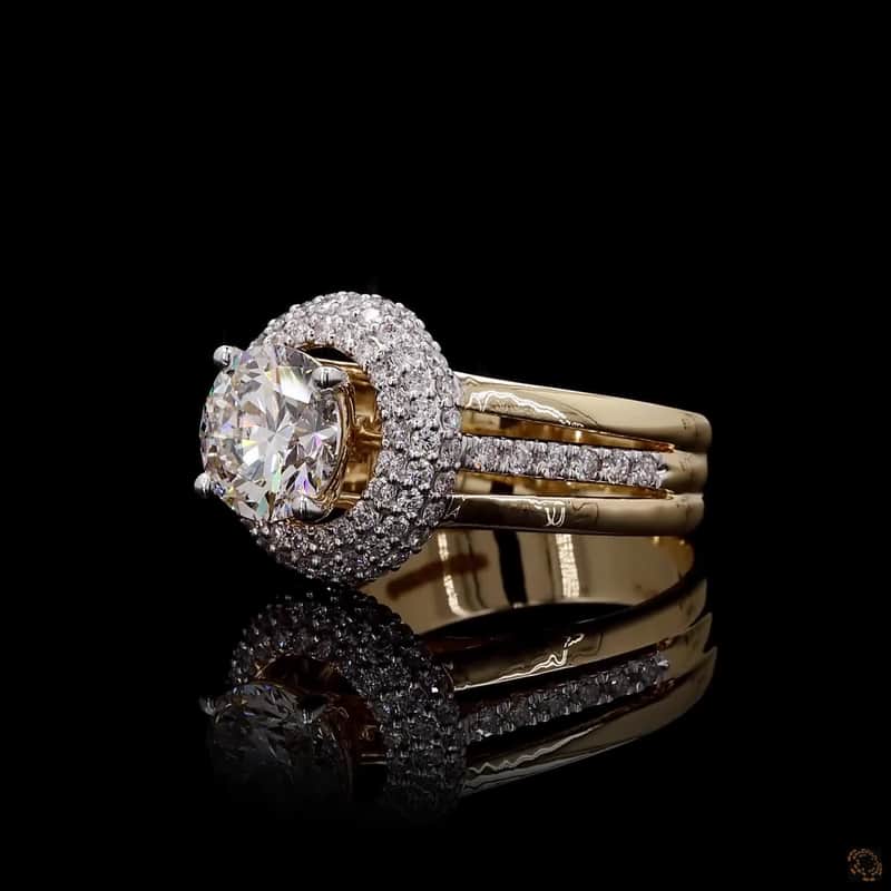 Double Halo Diamond Ring 4