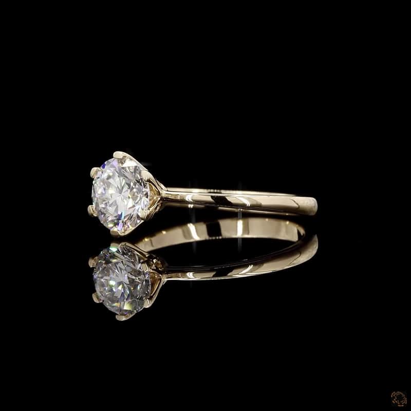 Round Solitaire Ring 3