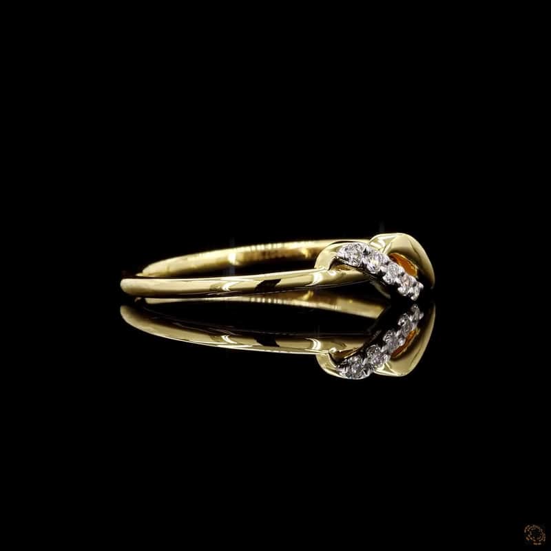 Asymmetric Diamond Bypass Ring 3