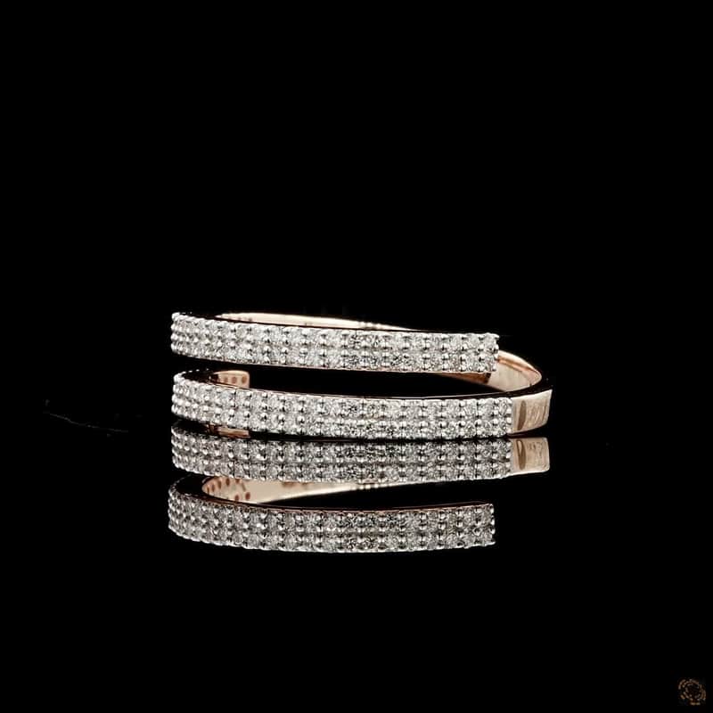 Multi-Coil Pavé Ring 3