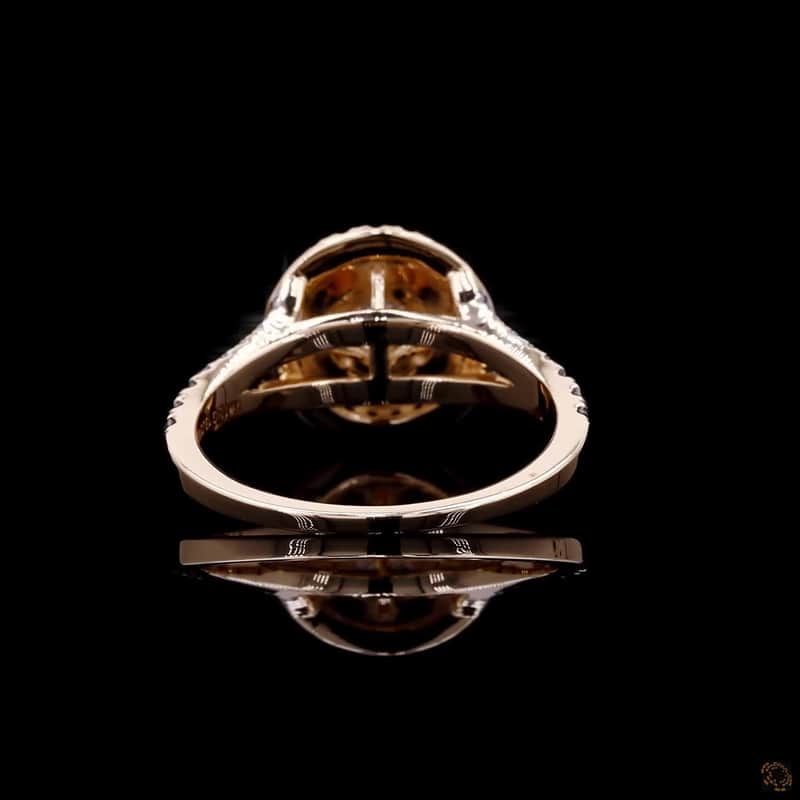 Double Halo Split-Shank Ring 5