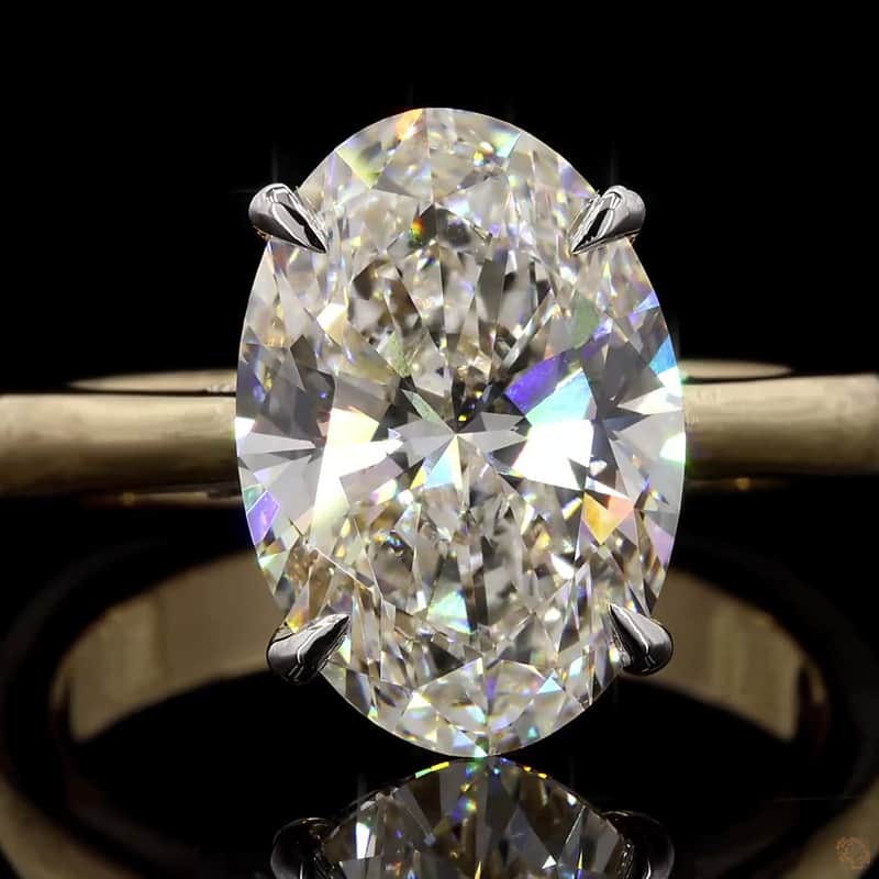 Oval Solitaire Ring 2