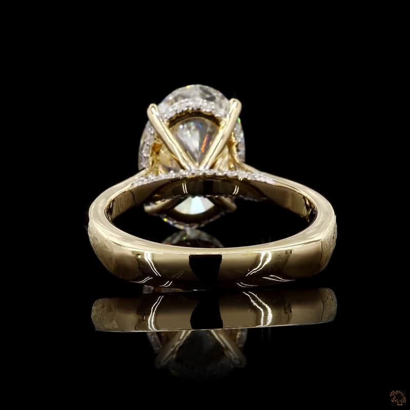 Oval Solitaire Ring 5